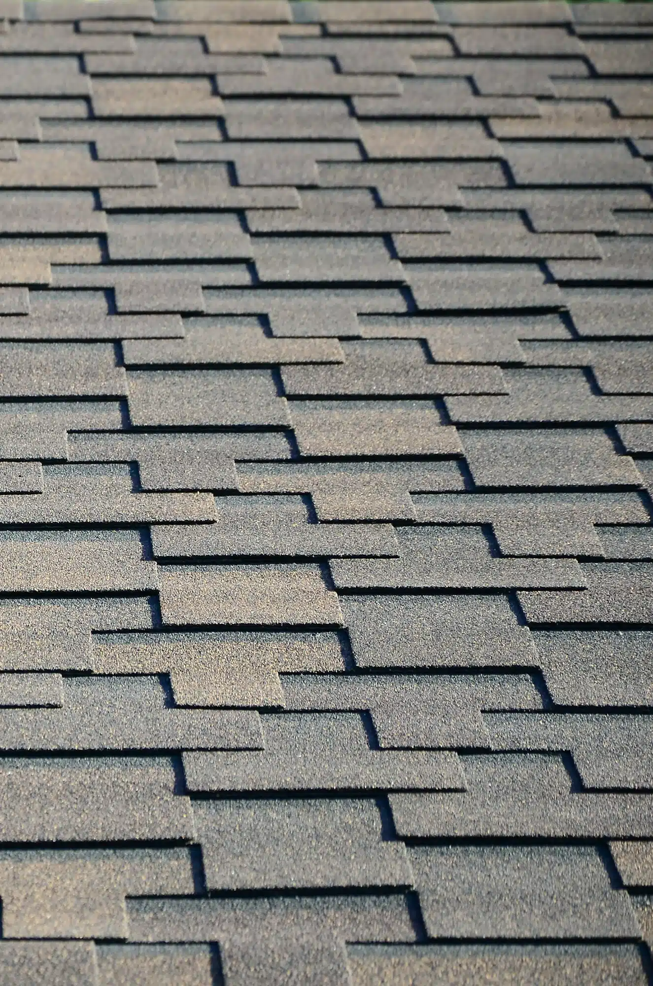 Modern roofing and decoration of chimneys. Flexible bitumen or slate shingles